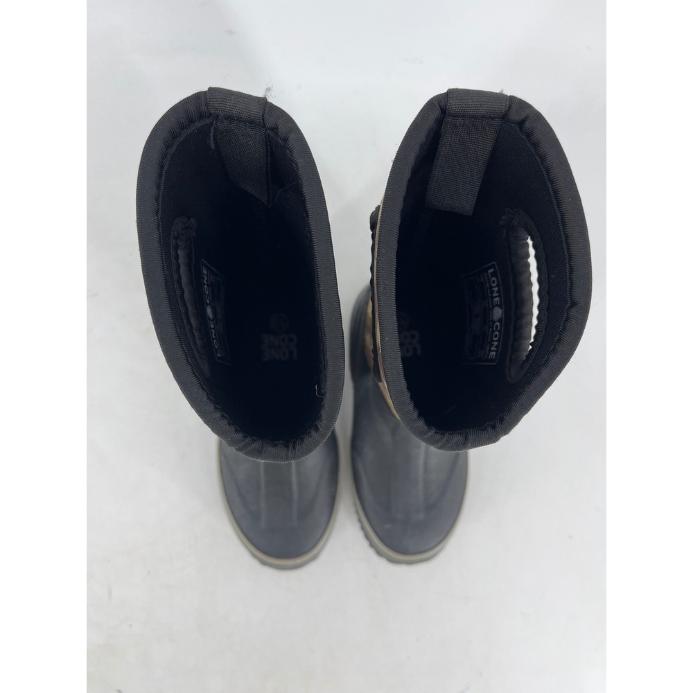 Lone Cone Mud Boots Kids 13 Black Dinosaur Camo Excellent Neoprene Waterproof - Picture 8 of 8
